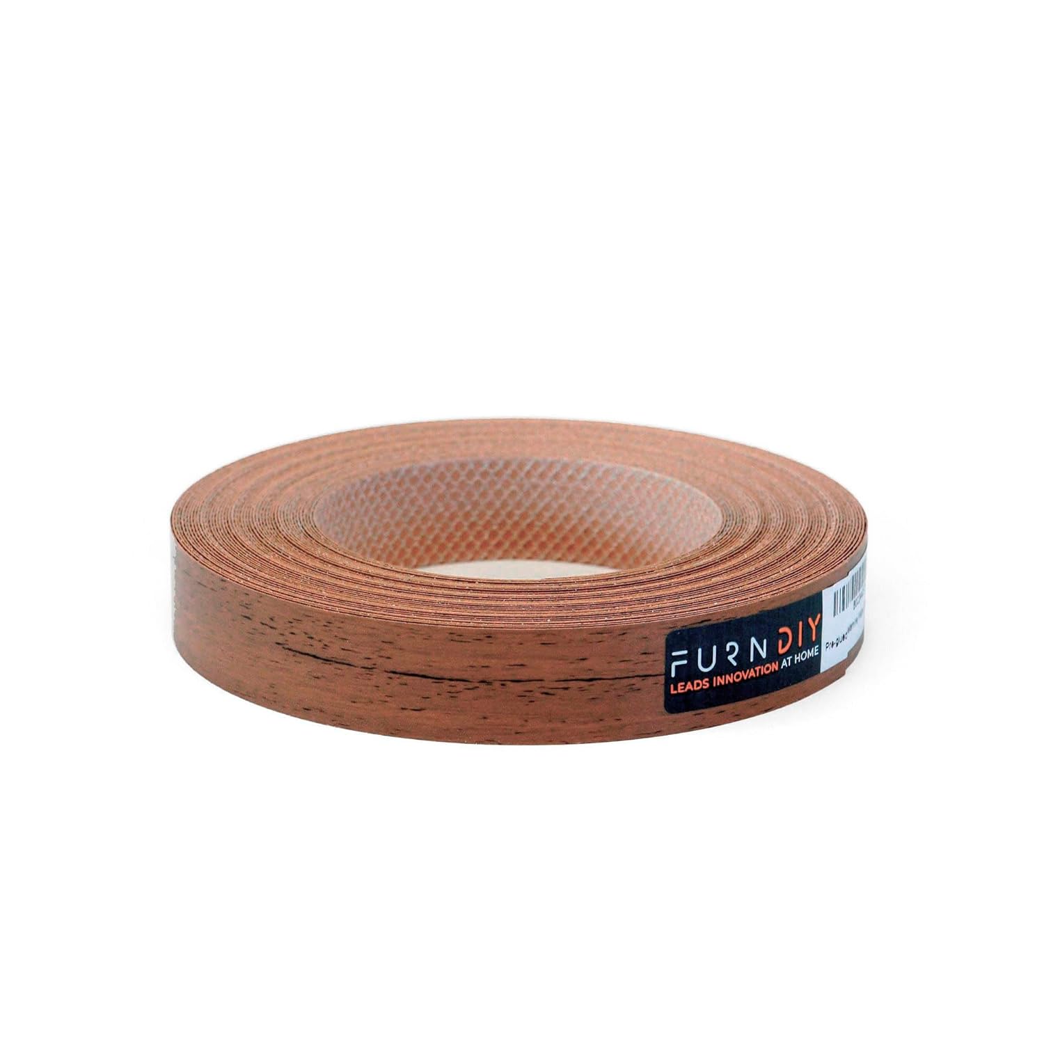 Roll of Pre-Glued Melamine Edgebanding Tape - Iron on Edgebanding (Soft Walnut)