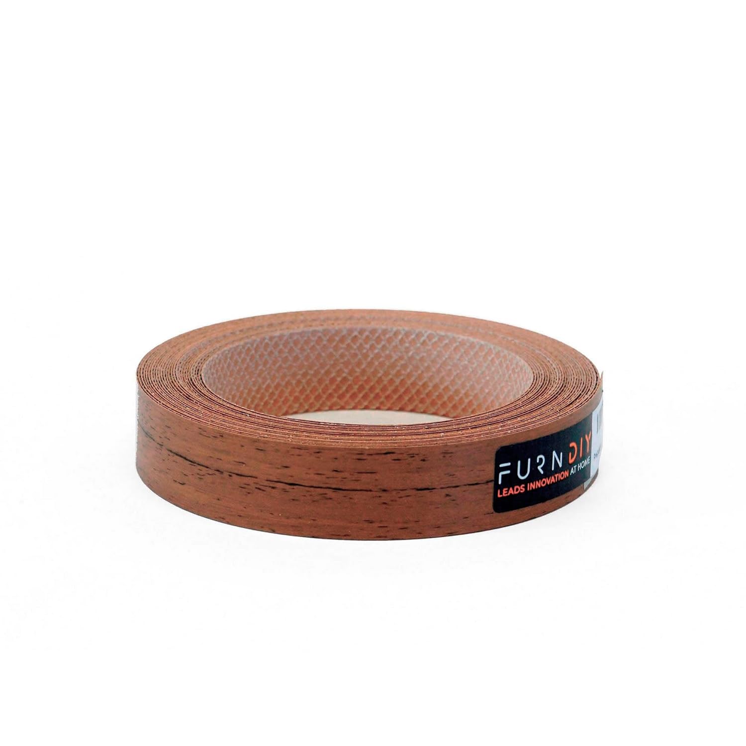 Roll of Pre-Glued Melamine Edgebanding Tape - Iron on Edgebanding (Soft Walnut)
