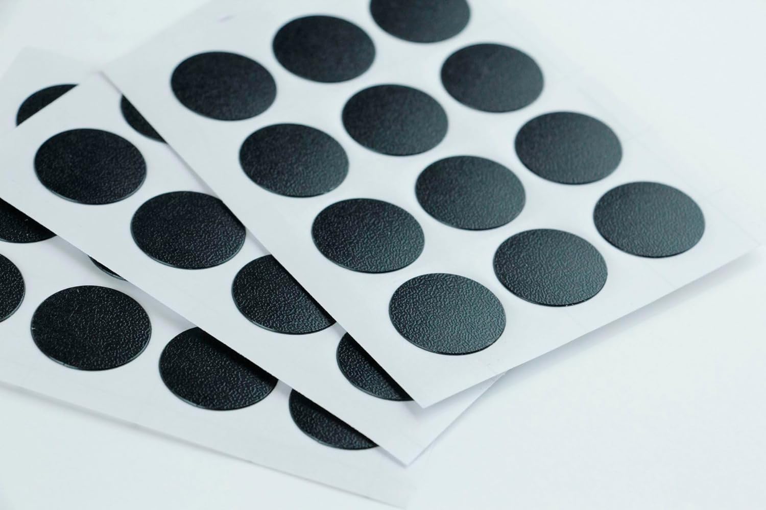 Furndiy Self-Adhesive Screw Cover Caps (Black)
