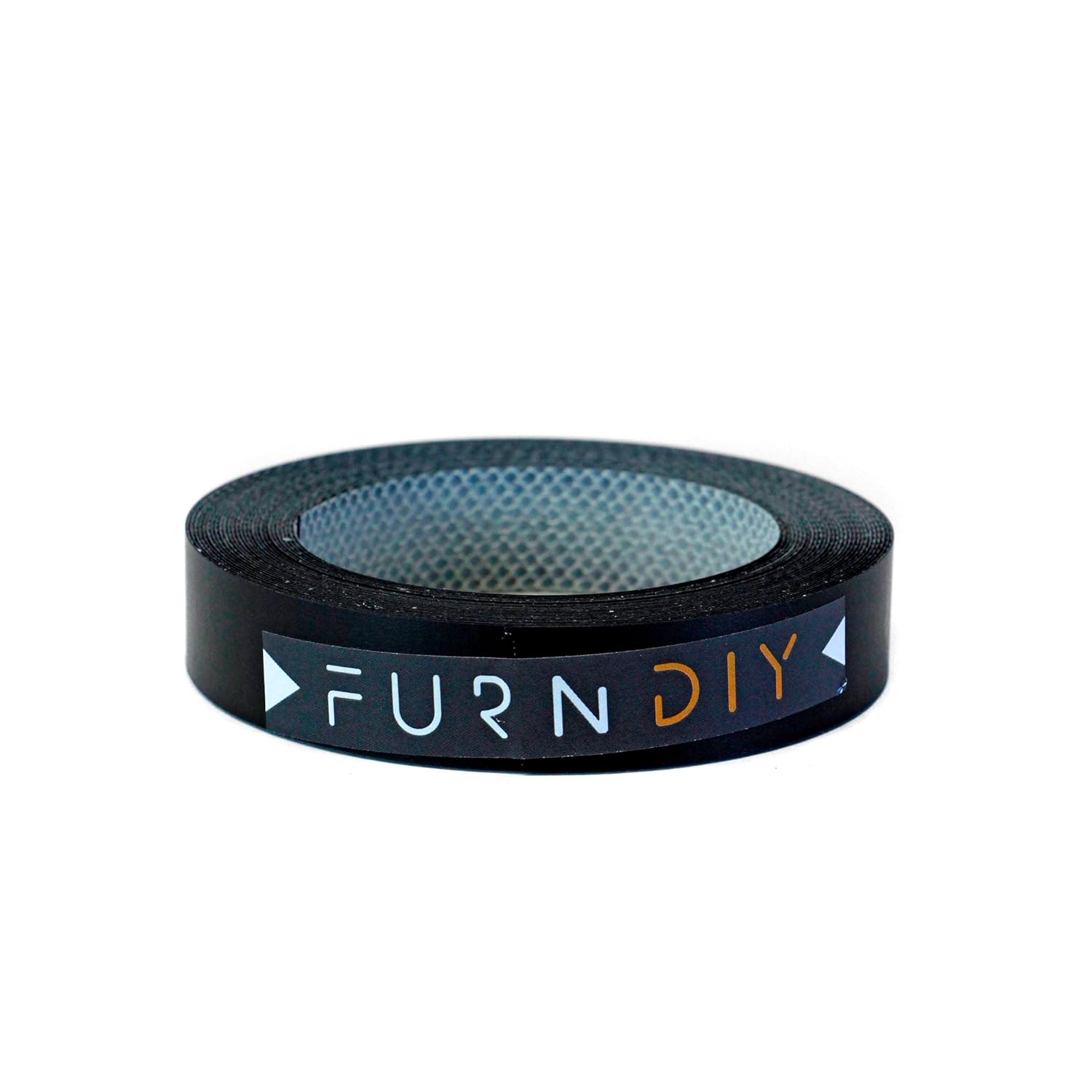 Roll of Pre-Glued Melamine Edgebanding Tape - Iron on Edgebanding (Black)