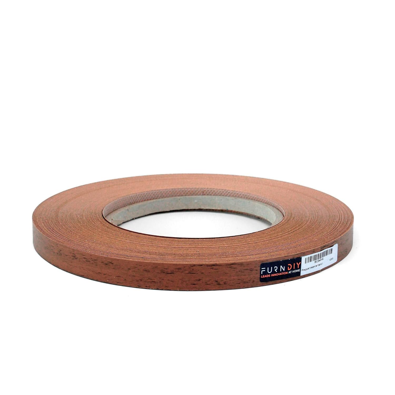 Roll of Pre-Glued Melamine Edgebanding Tape - Iron on Edgebanding (Soft Walnut)