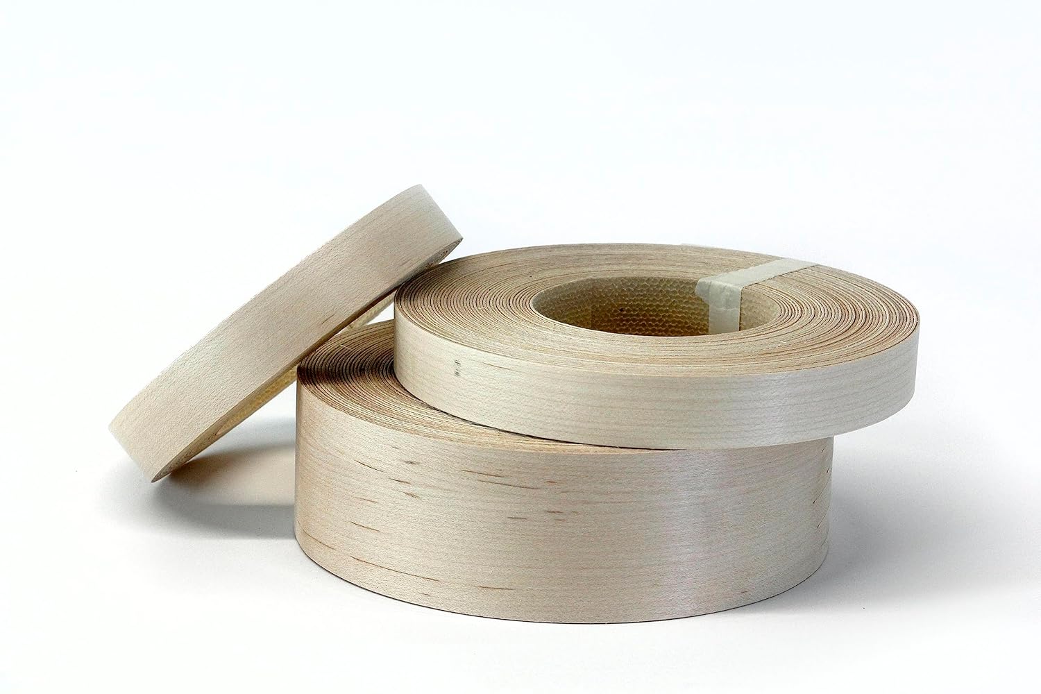 Roll of Pre-Glued Birch Veneer Edgebanding - Real Wood Edgebanding (Birch)