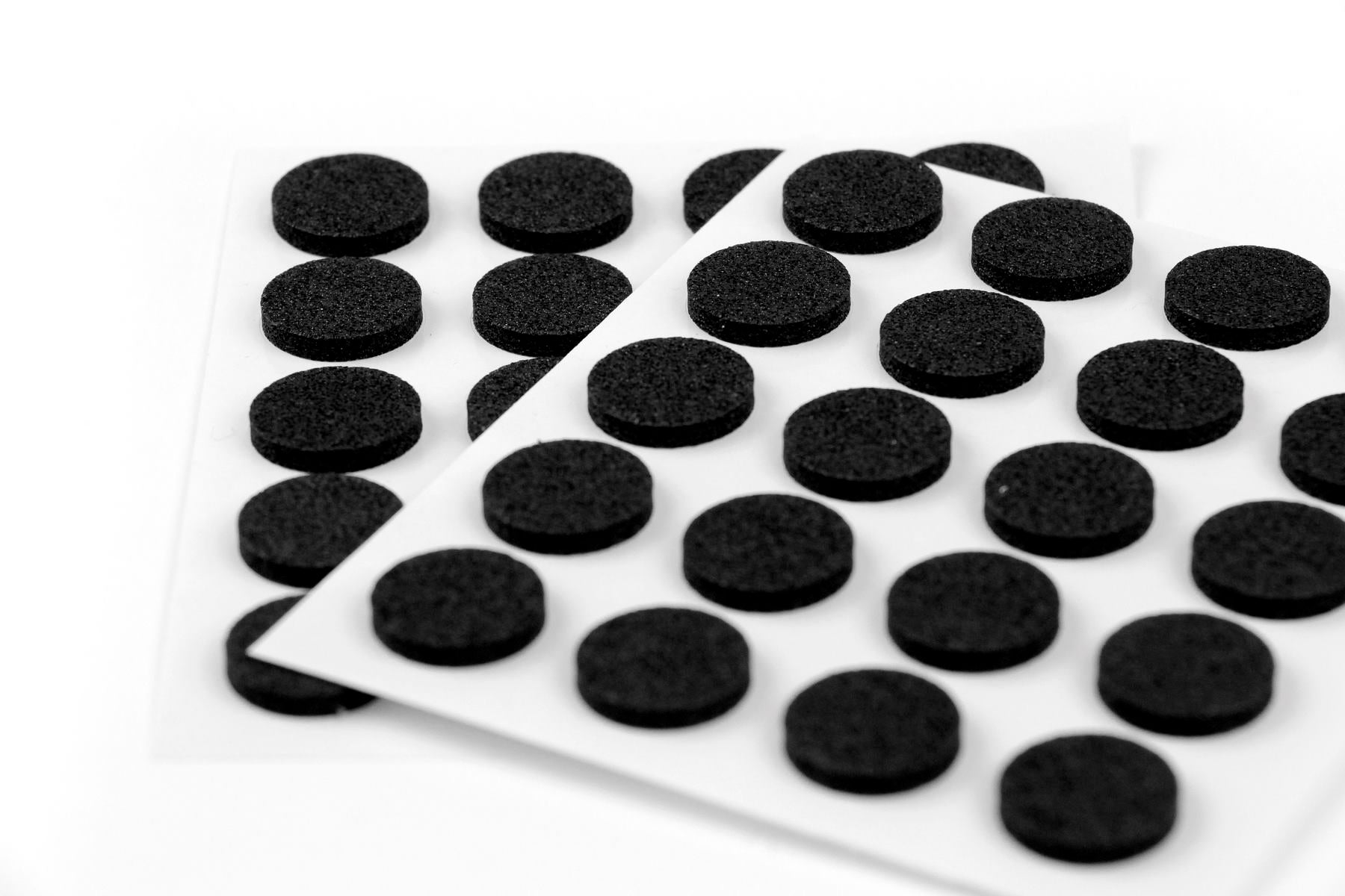 Self Adhesive Cabinet Door Bumpers - Noise Stopper - Wall Protection, Drawers, Cupboards, Cutting Boards, Glass Tops, Picture Frames, Kitchen Furniture - Black/40Pcs