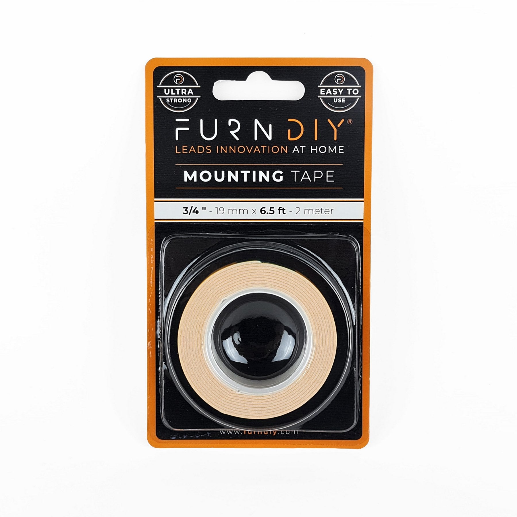 Furndiy Double Sided Heavy Duty Mounting Tape, Indoor & Outdoor Waterproof Mounting Foam Tape, Strong Adhesion Tape