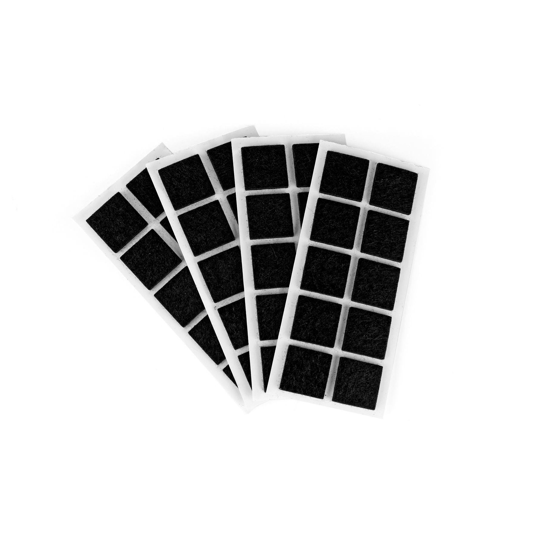 Furndiy Self-Adhesive Felt Pad - Noise Stopper Felt Pad for Chair & Seat (Black)