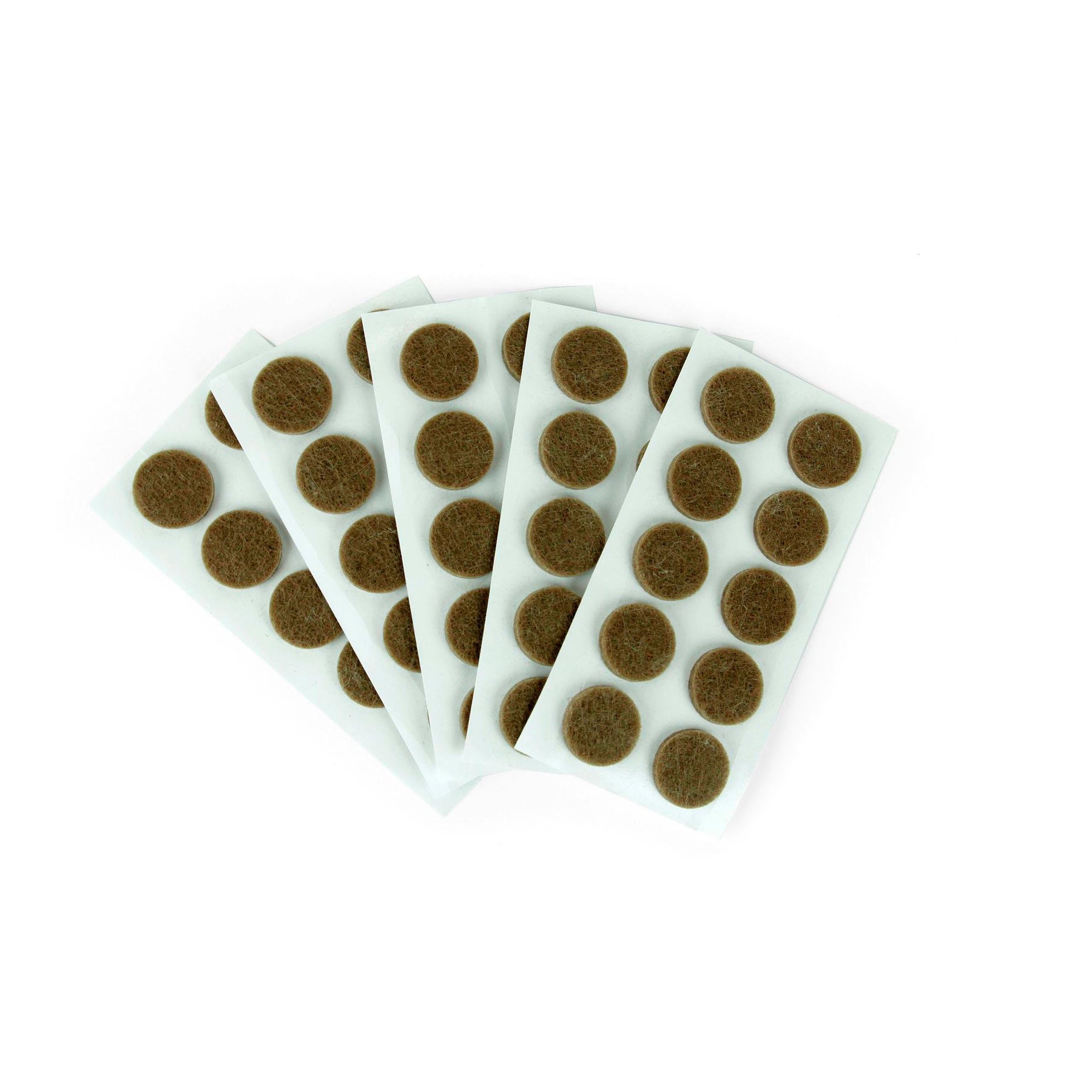 Furndiy Self-Adhesive Felt Pad - Noise Stopper Felt Pad for Chair & Seat (Brown)