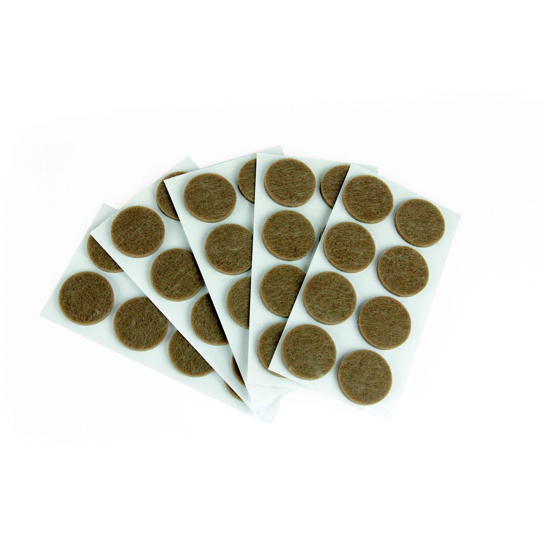 Furndiy Self-Adhesive Felt Pad - Noise Stopper Felt Pad for Chair & Seat (Brown)