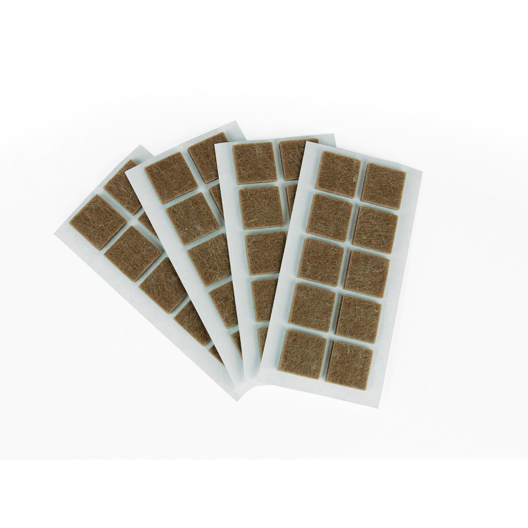 Furndiy Self-Adhesive Felt Pad - Noise Stopper Felt Pad for Chair & Seat (Brown)