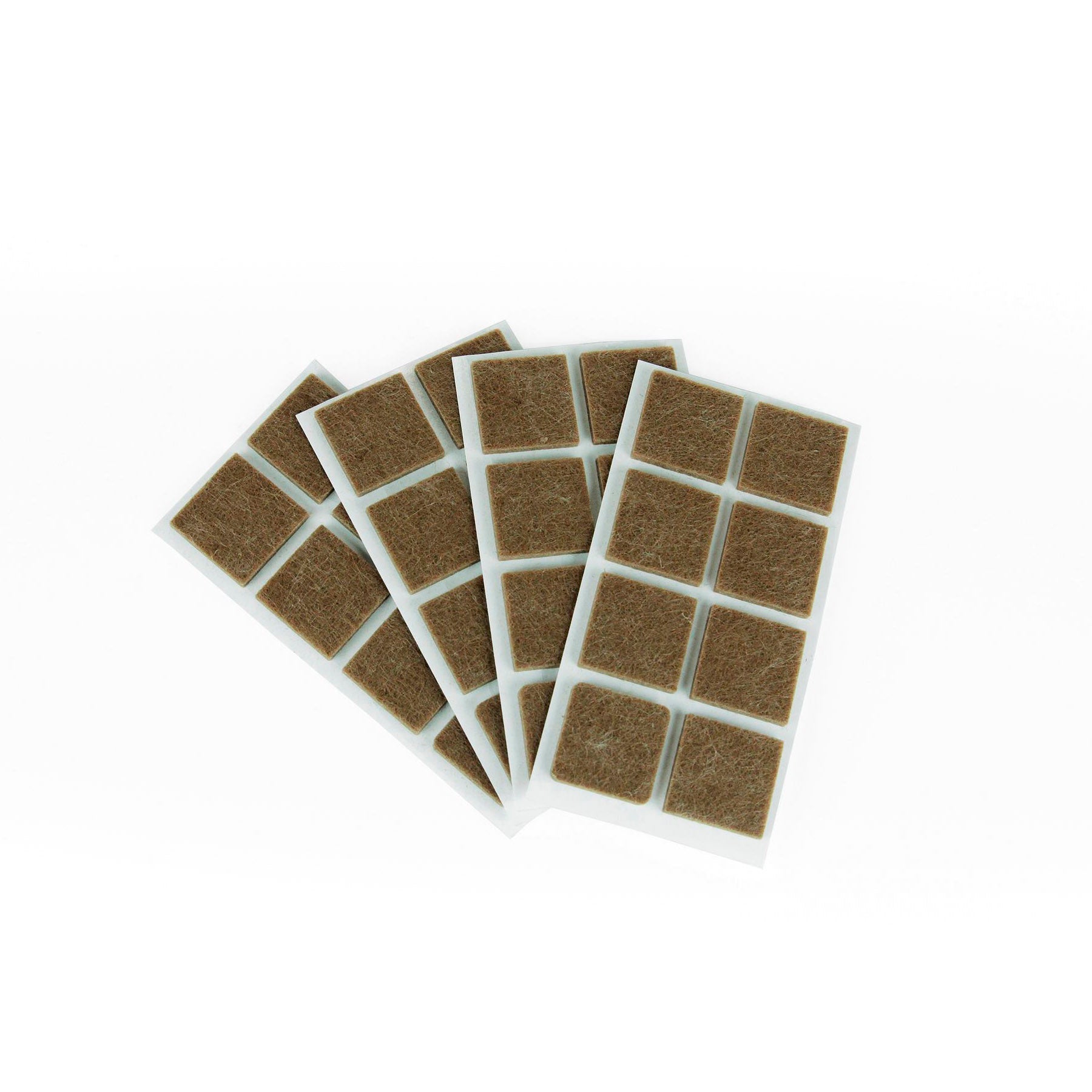 Furndiy Self-Adhesive Felt Pad - Noise Stopper Felt Pad for Chair & Seat (Brown)