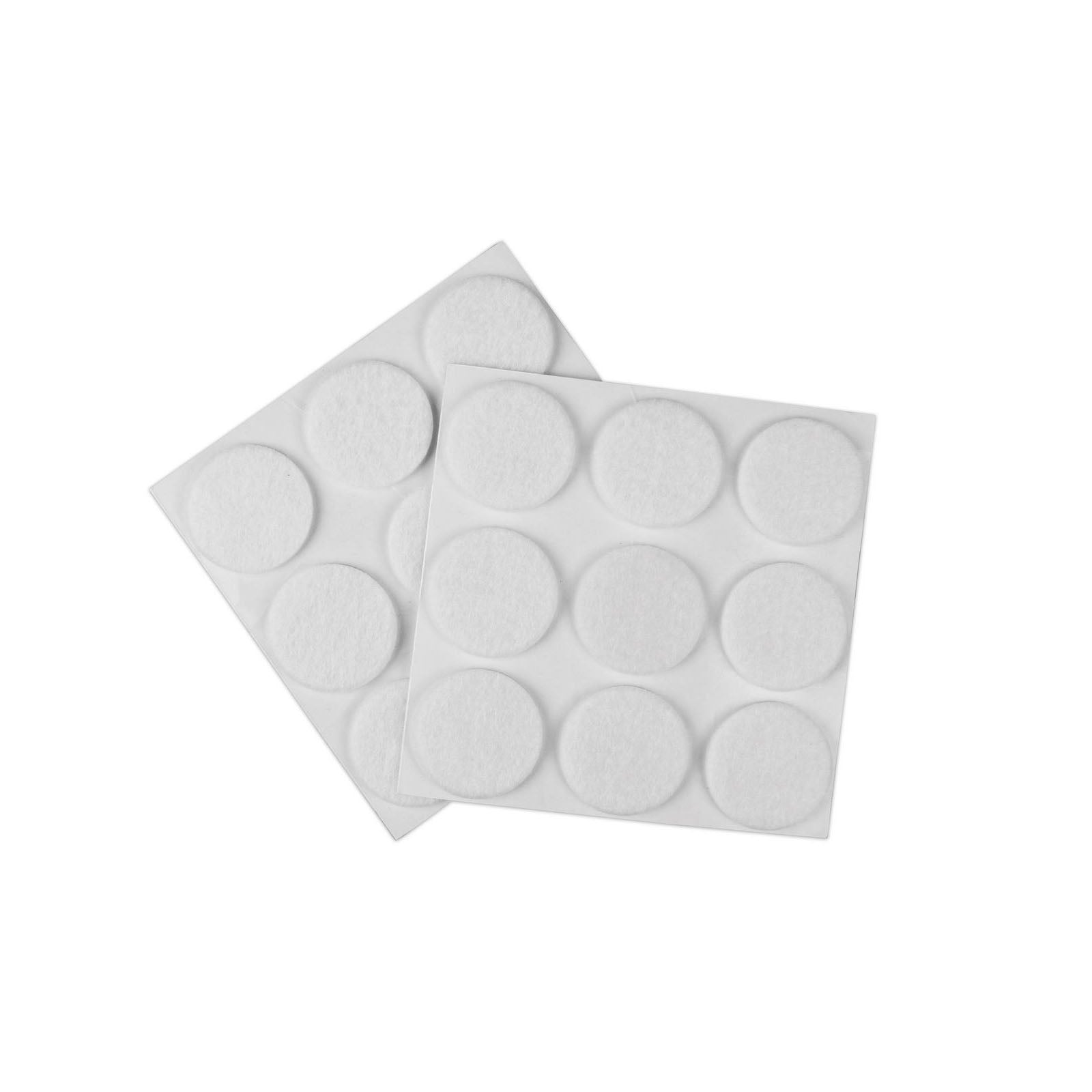 Furndiy Self-Adhesive Felt Pad - Noise Stopper Felt Pad for Chair & Seat (White)