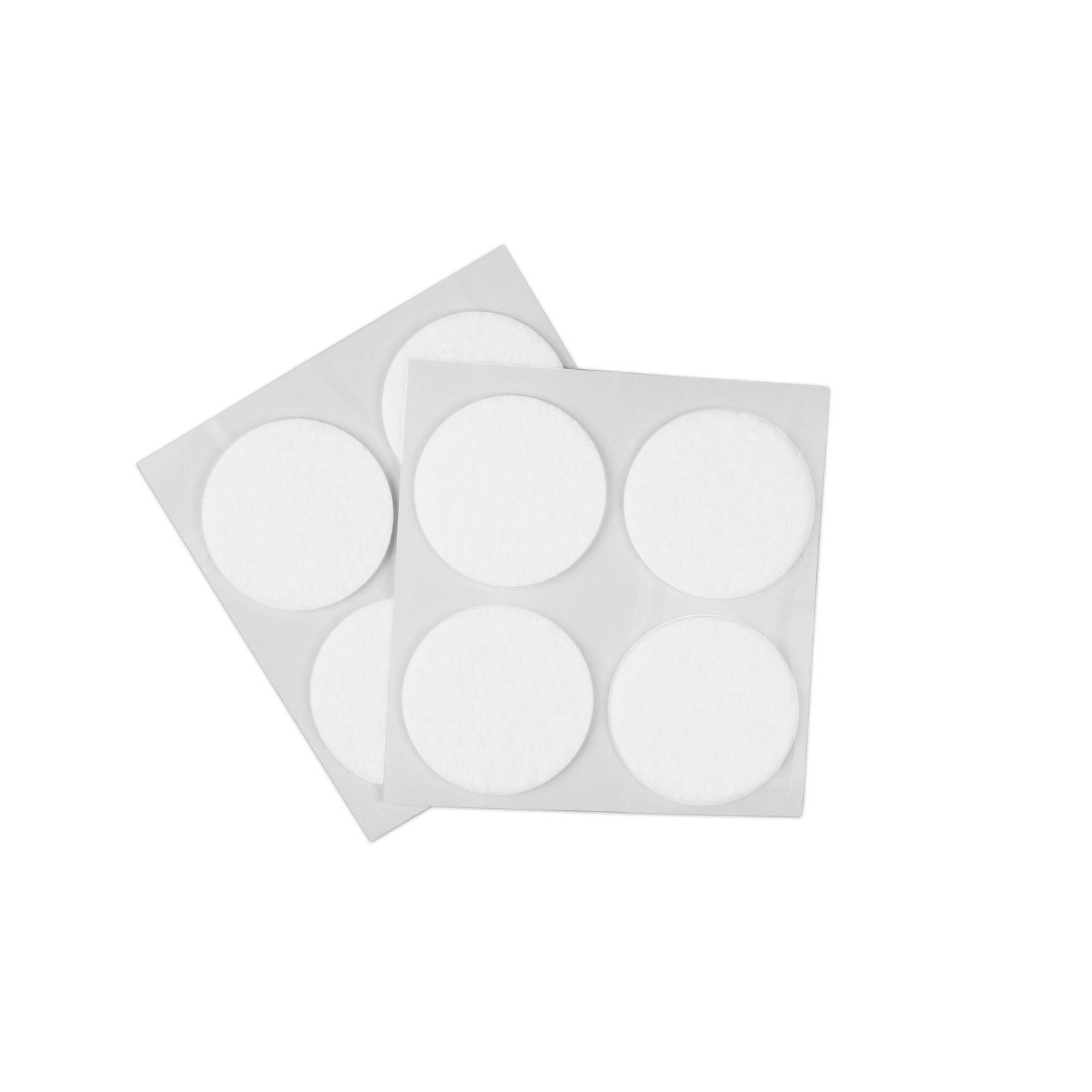 Furndiy Self-Adhesive Felt Pad - Noise Stopper Felt Pad for Chair & Seat (White)