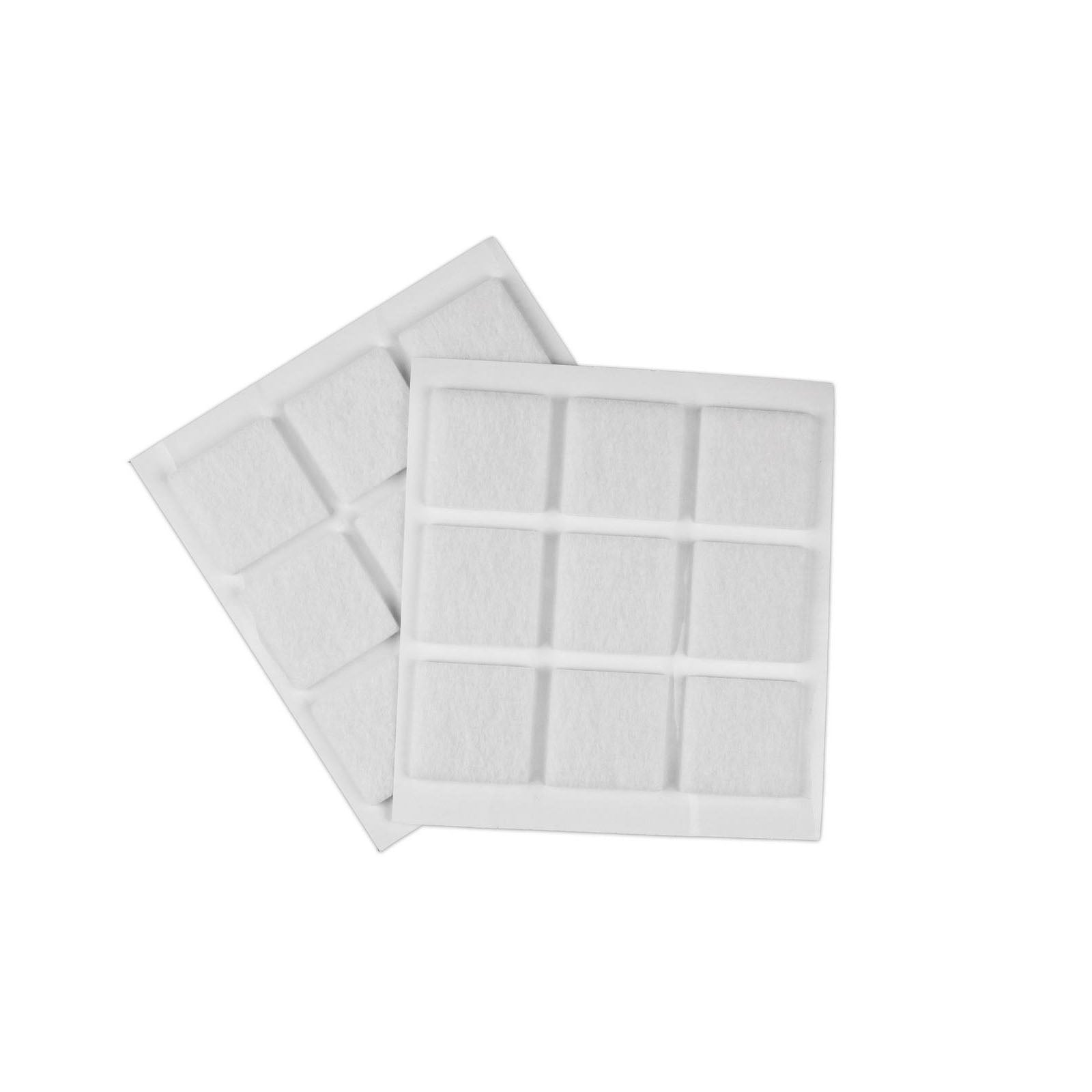 Furndiy Self-Adhesive Felt Pad - Noise Stopper Felt Pad for Chair & Seat (White)