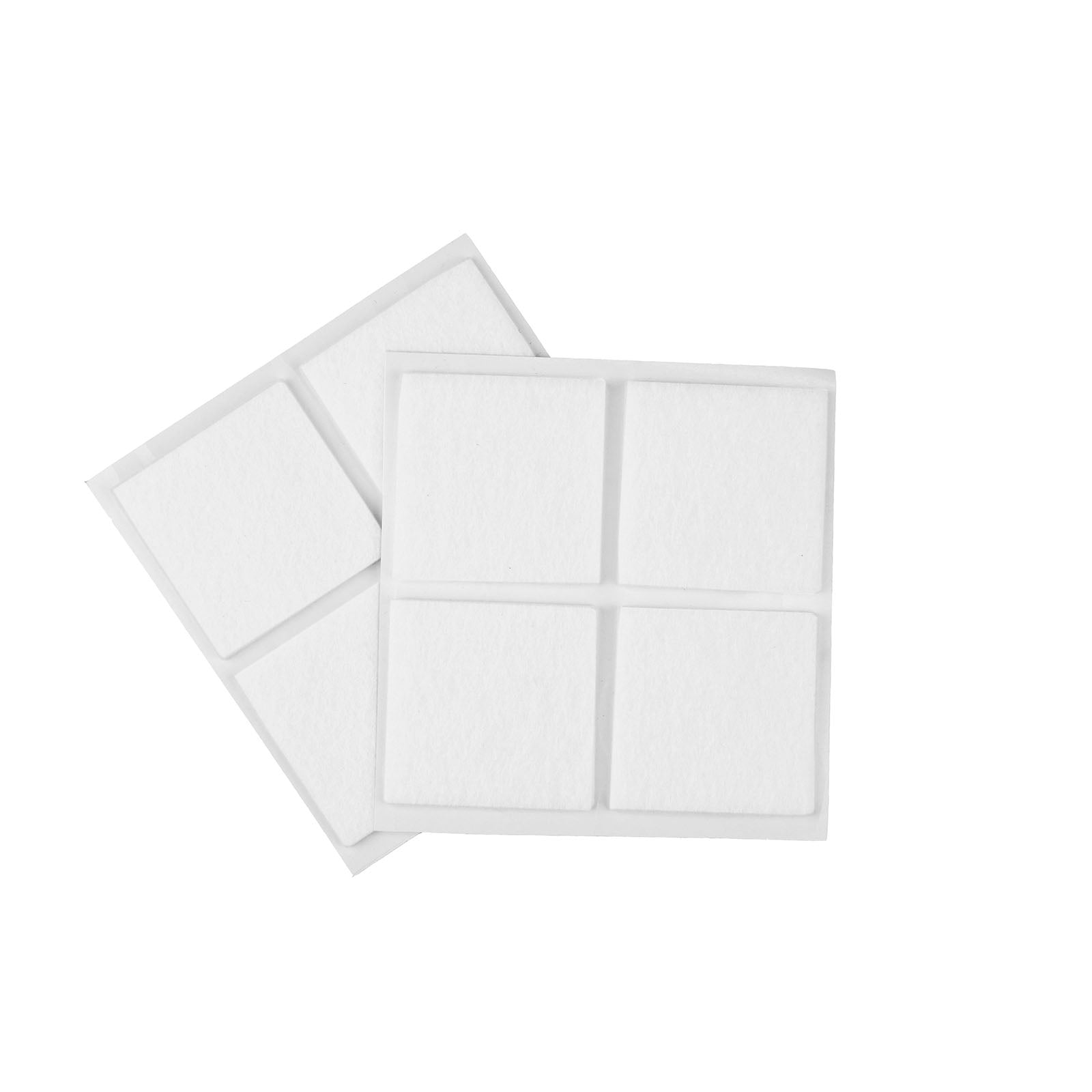 Furndiy Self-Adhesive Felt Pad - Noise Stopper Felt Pad for Chair & Seat (White)