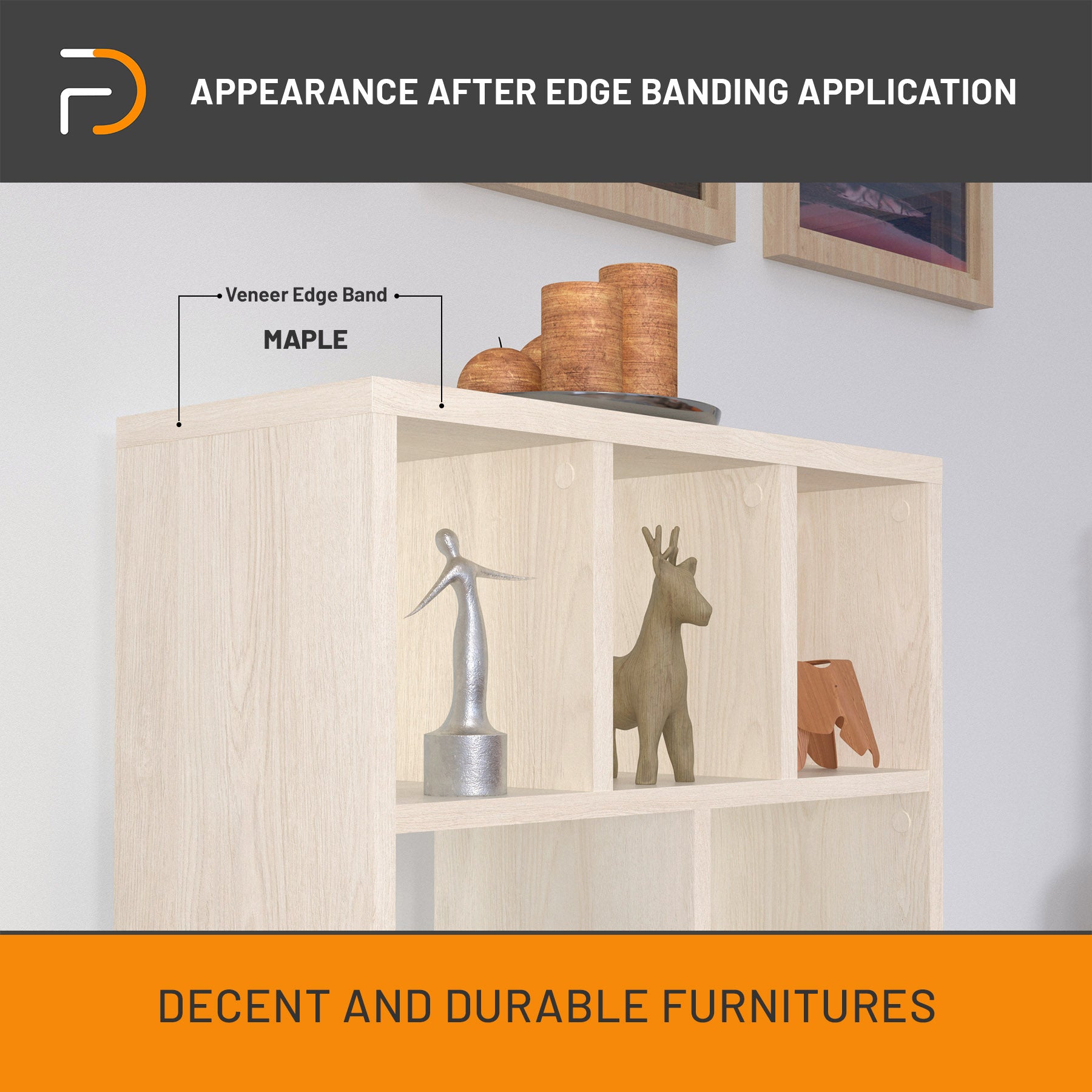 Roll of Pre-Glued Maple Veneer Edgebanding - Real Wood Edgebanding (Maple)