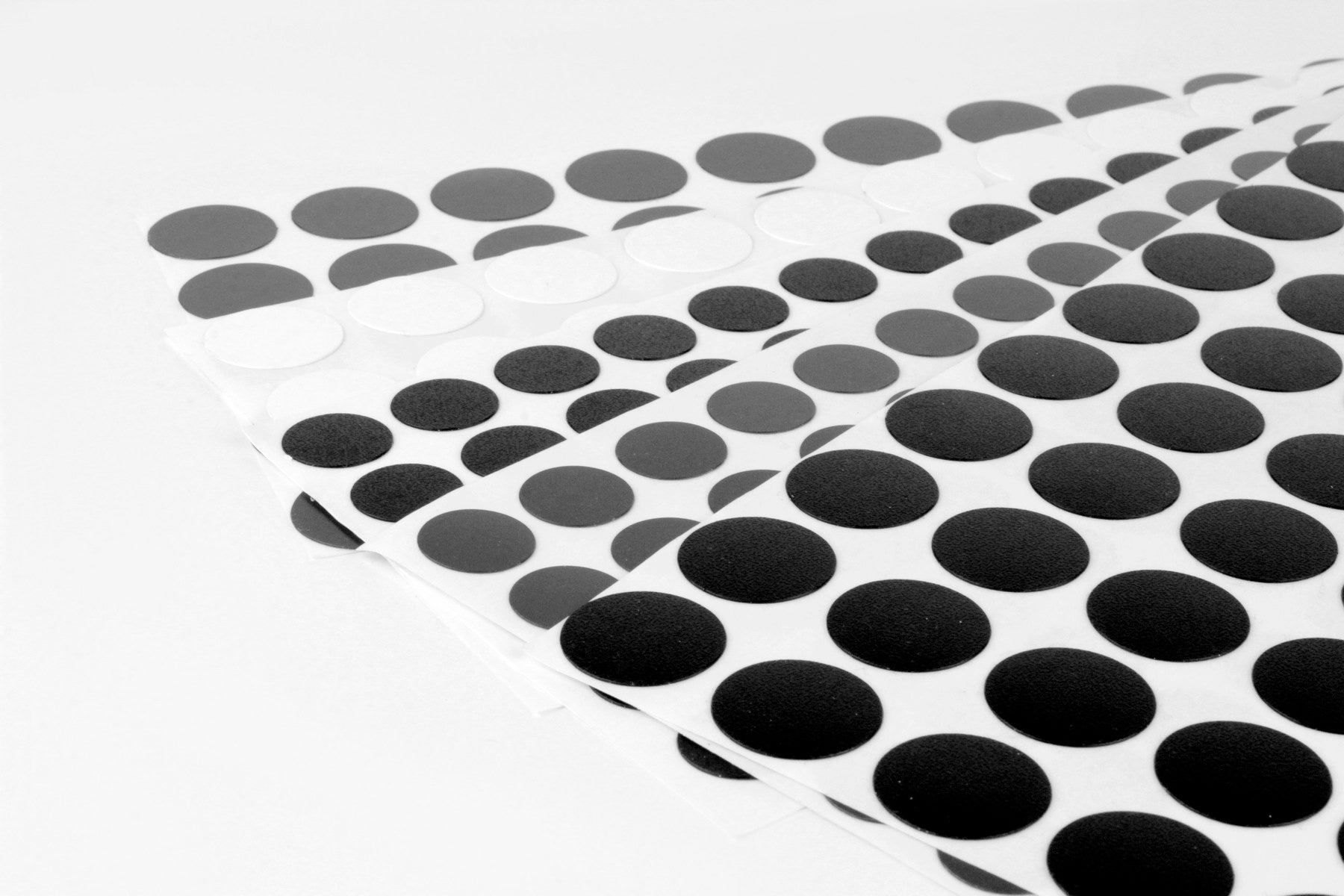 384Pcs Screw Cover Pack - Self-Adhesive Screw Hole Hiding Sticker (Black/White/Anthracite, 7/8" - 19/32")