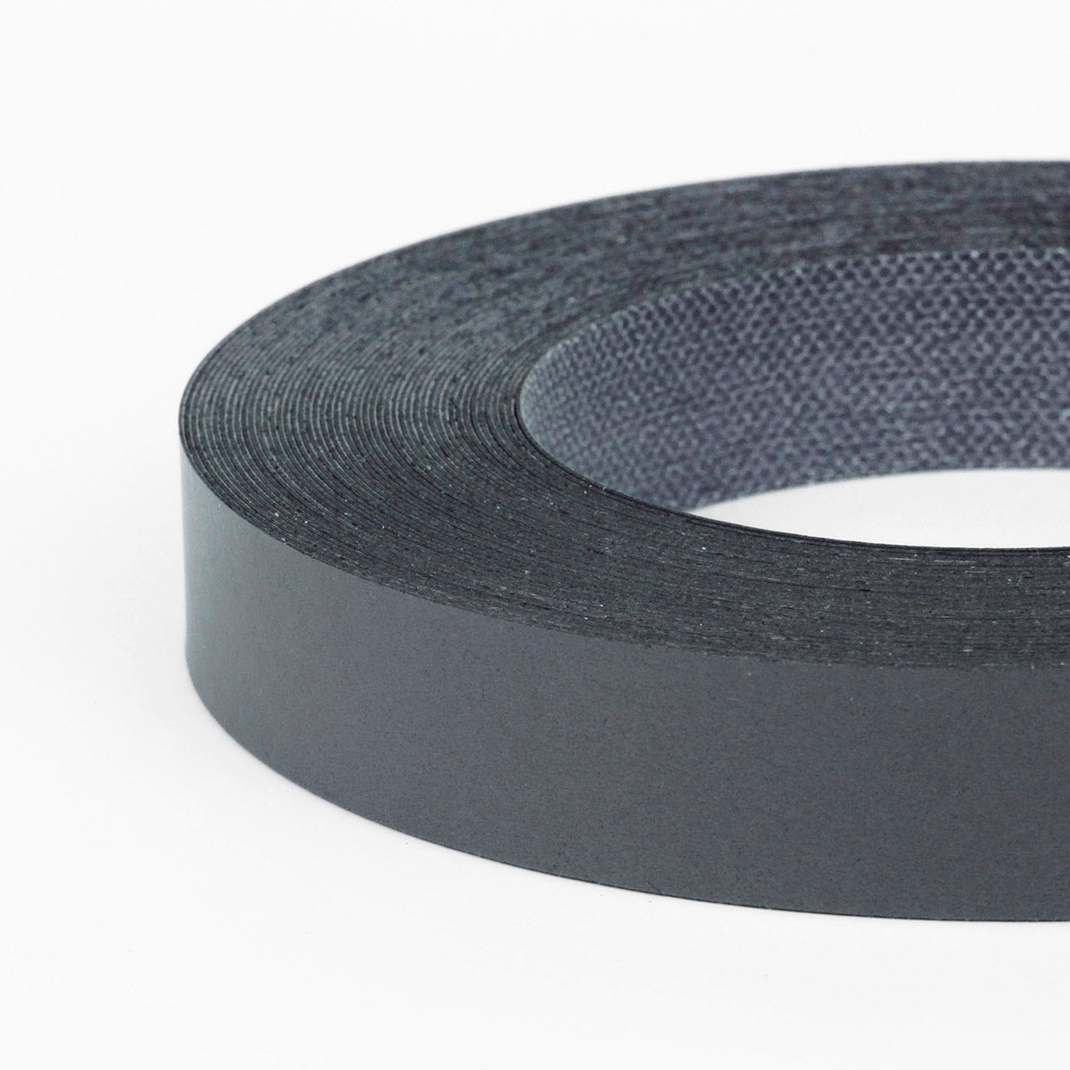 Roll of Pre-Glued Melamine Edgebanding Tape - Iron on Edgebanding (Anthracite Grey)