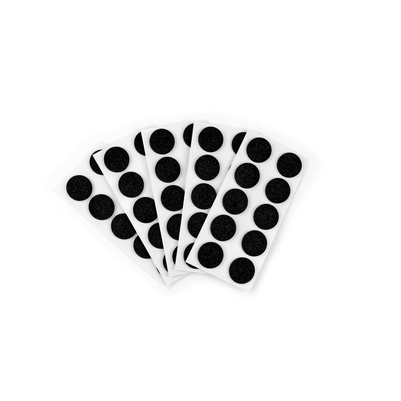 Furndiy Self-Adhesive Non-Slip Eva Pads for Chair & Seat Furniture Feet Pads Hardwood Floor Protection - Noise Stopper (Black)
