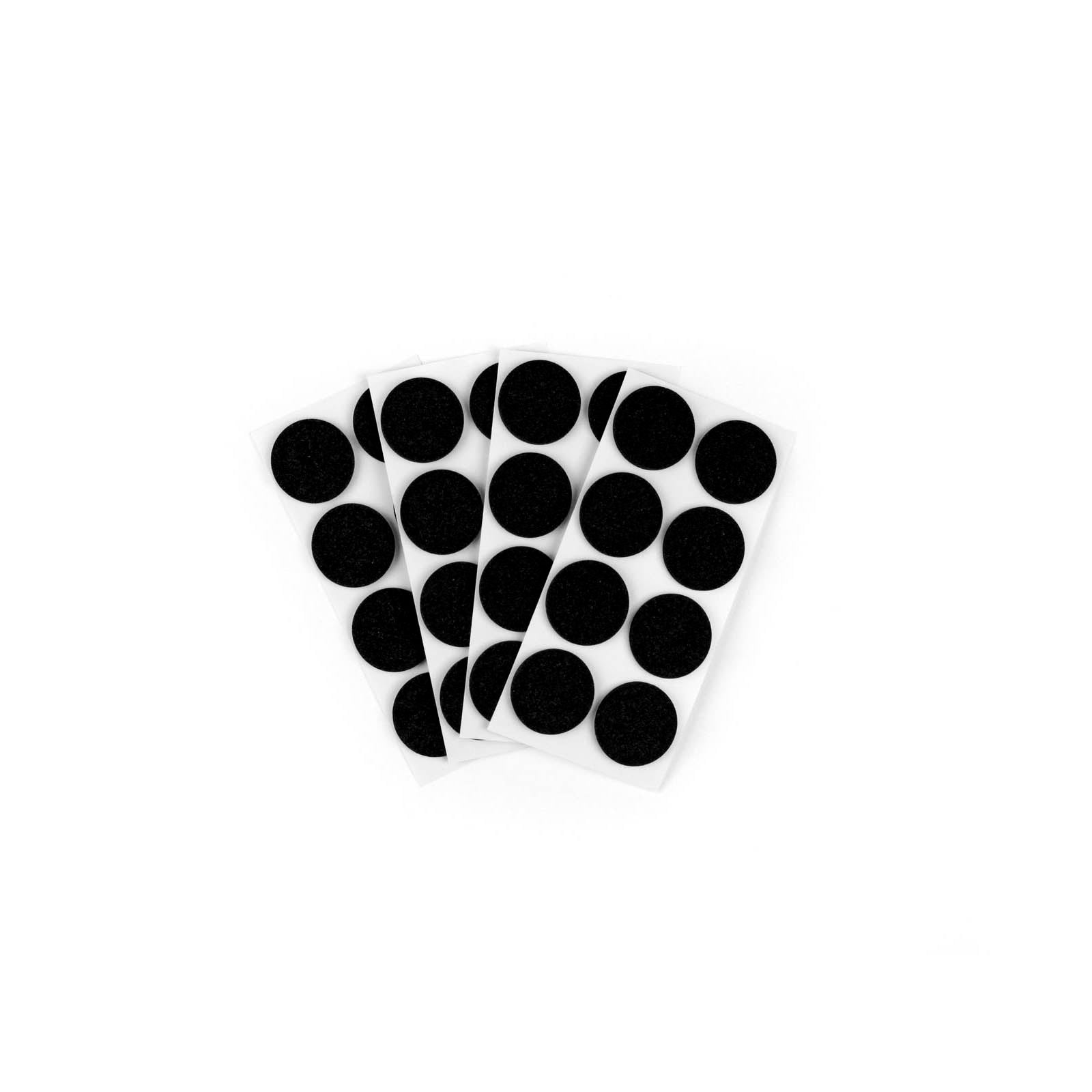 Furndiy Self-Adhesive Non-Slip Eva Pads for Chair & Seat Furniture Feet Pads Hardwood Floor Protection - Noise Stopper (Black)