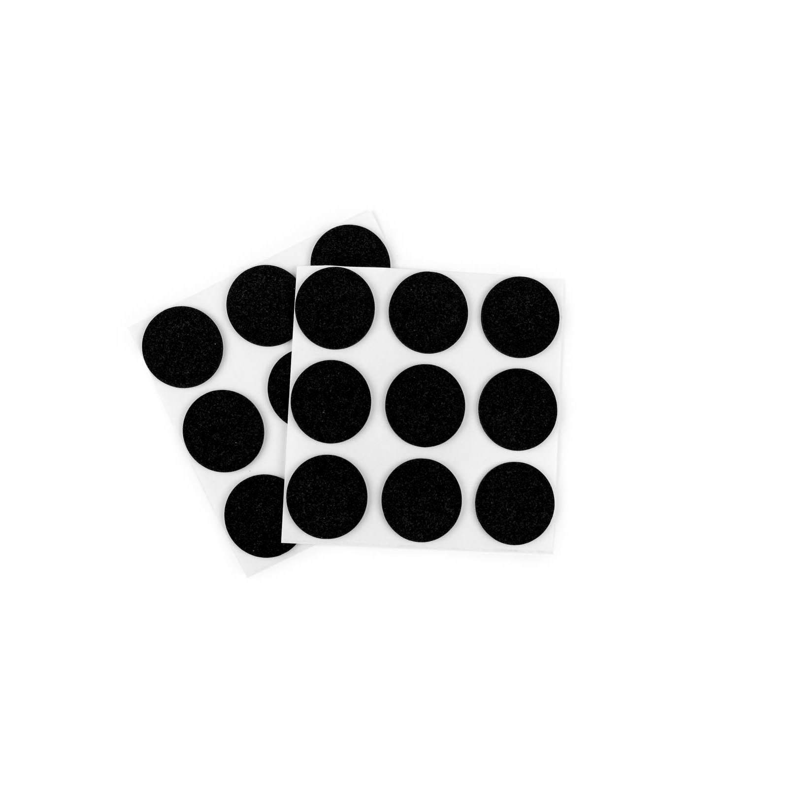 Furndiy Self-Adhesive Non-Slip Eva Pads for Chair & Seat Furniture Feet Pads Hardwood Floor Protection - Noise Stopper (Black)