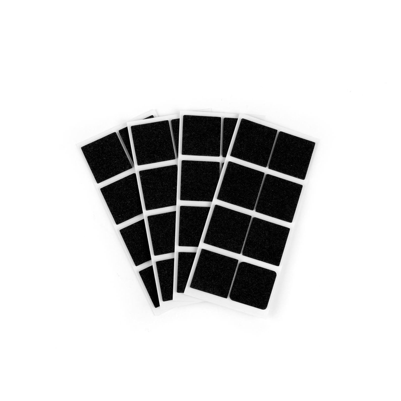 Furndiy Self-Adhesive Non-Slip Eva Pads for Chair & Seat Furniture Feet Pads Hardwood Floor Protection - Noise Stopper (Black)