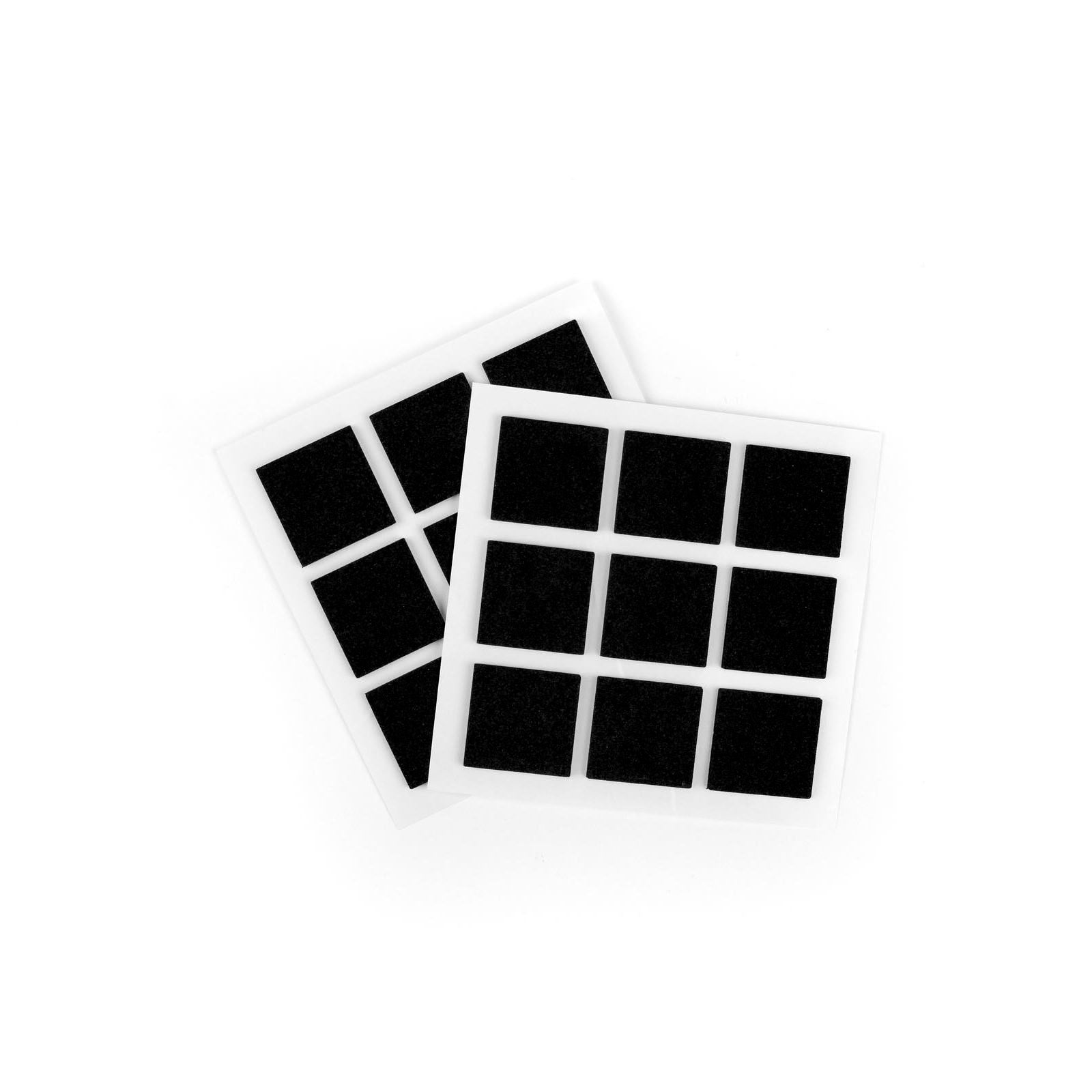Furndiy Self-Adhesive Non-Slip Eva Pads for Chair & Seat Furniture Feet Pads Hardwood Floor Protection - Noise Stopper (Black)
