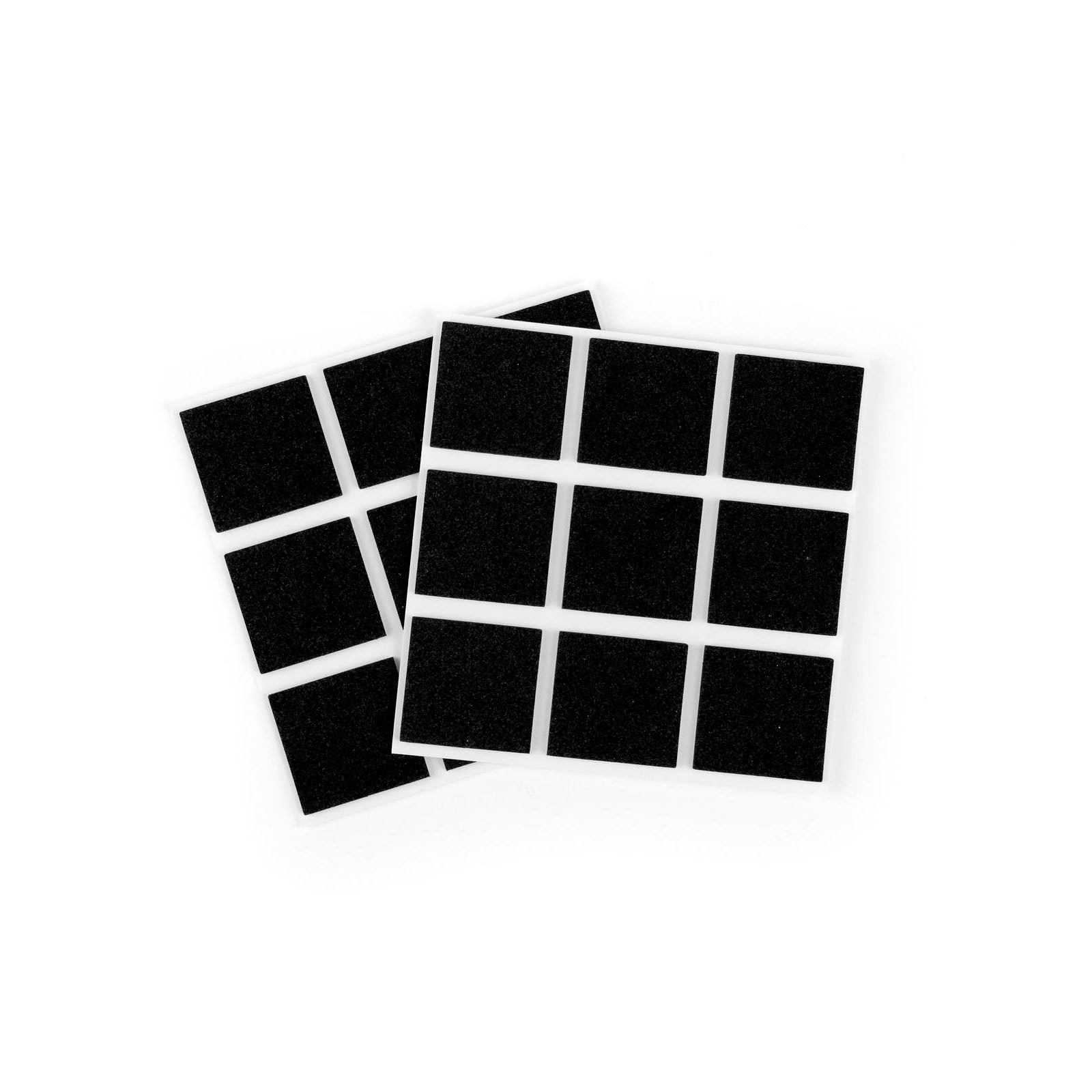 Furndiy Self-Adhesive Non-Slip Eva Pads for Chair & Seat Furniture Feet Pads Hardwood Floor Protection - Noise Stopper (Black)