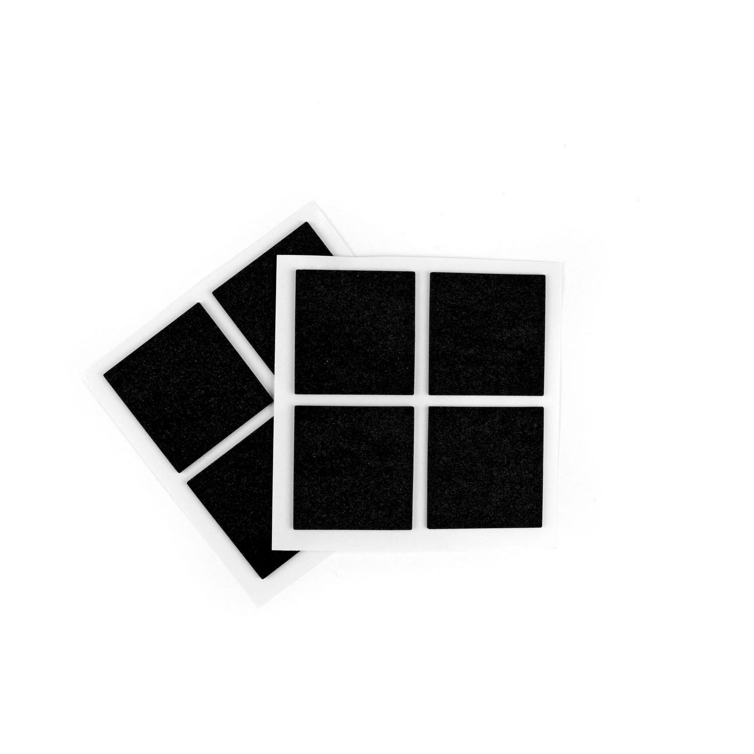 Furndiy Self-Adhesive Non-Slip Eva Pads for Chair & Seat Furniture Feet Pads Hardwood Floor Protection - Noise Stopper (Black)