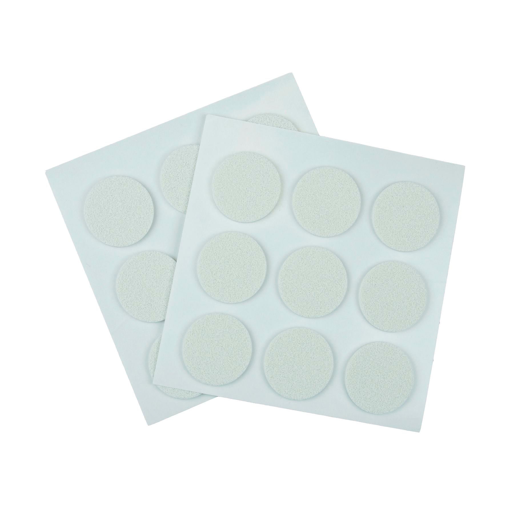 Furndiy Self-Adhesive Non-Slip Eva Pads for Chair & Seat Furniture Feet Pads Hardwood Floor Protection - Noise Stopper (White)