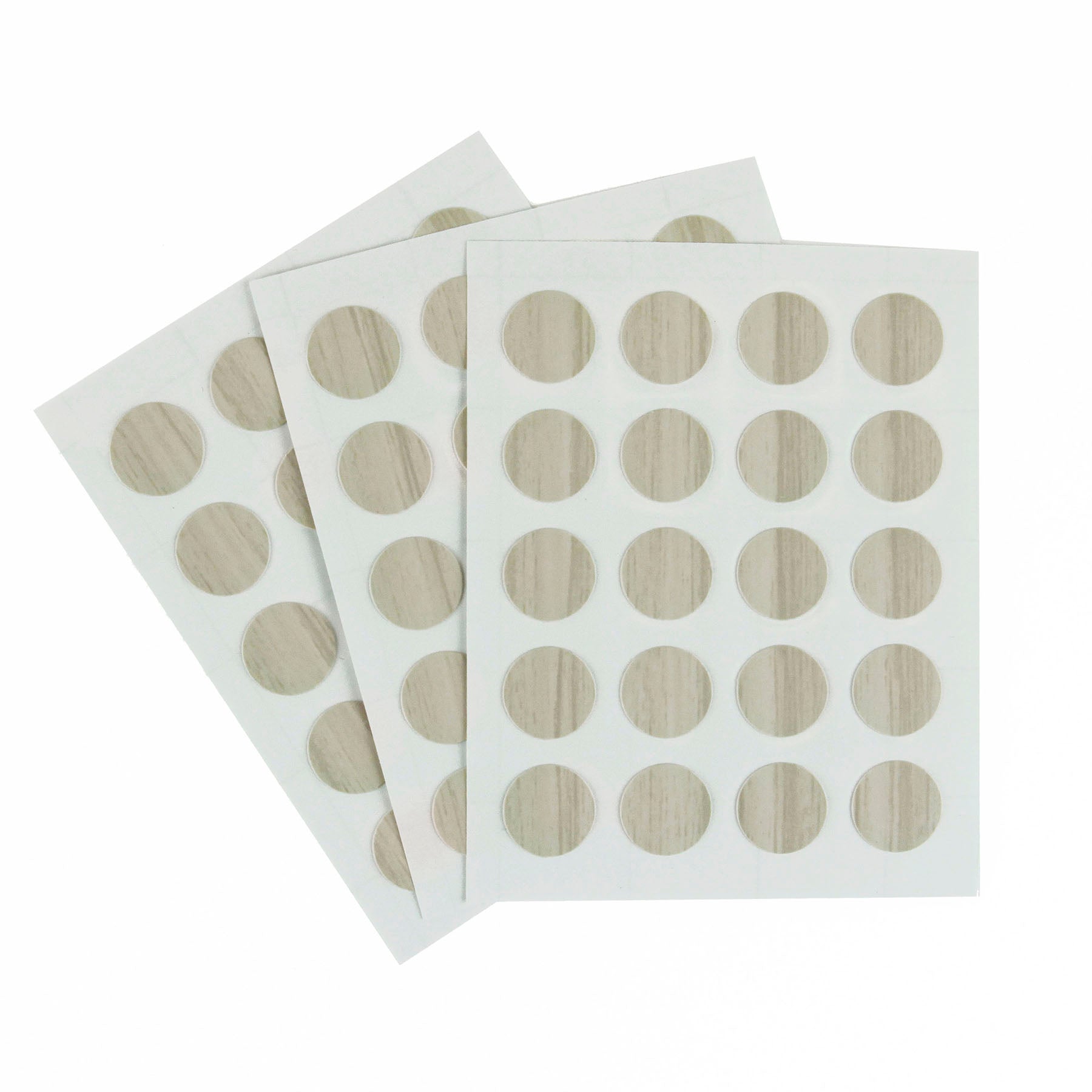 Furndiy Self-Adhesive Screw Cover Caps (Birch)