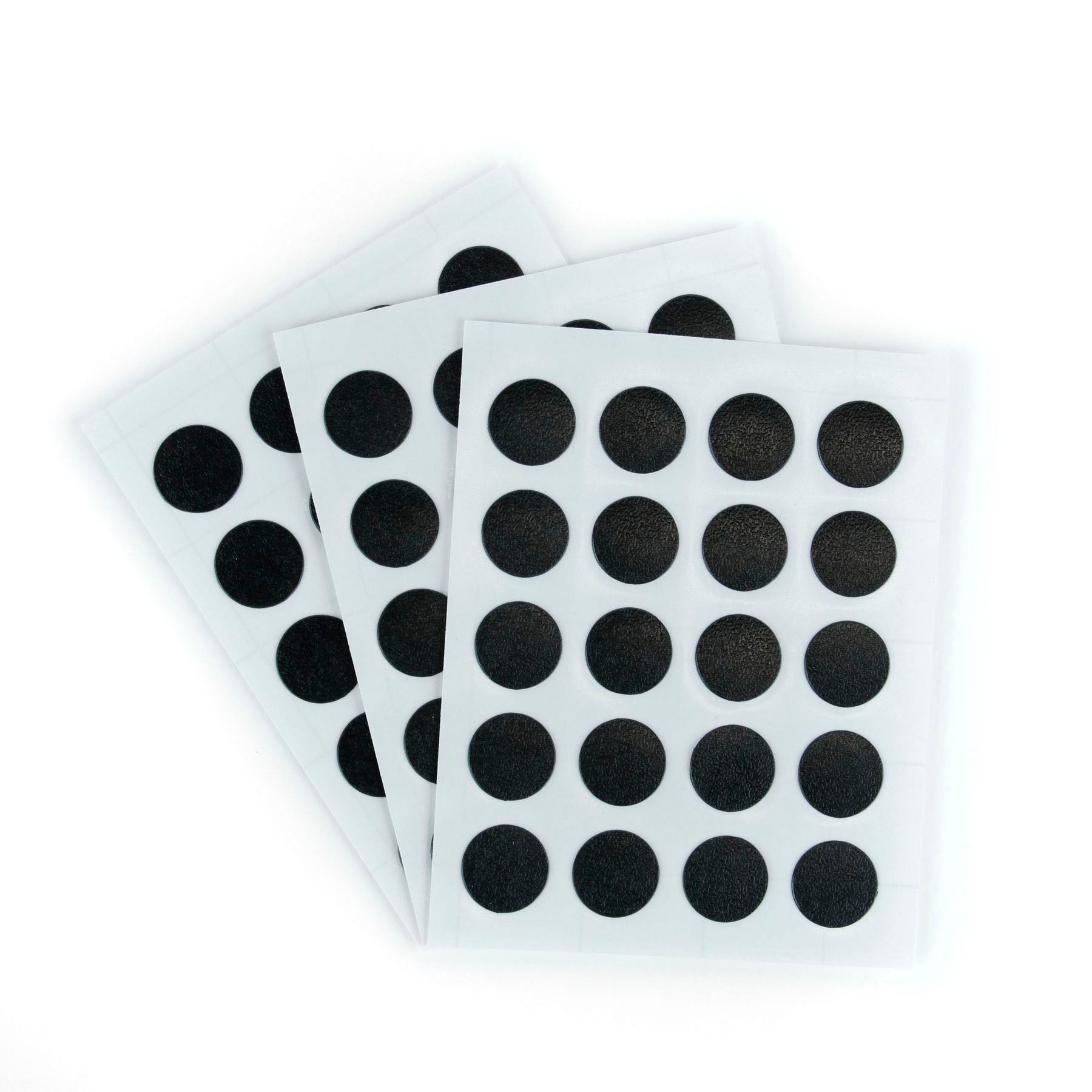 Furndiy Self-Adhesive Screw Cover Caps (Black)