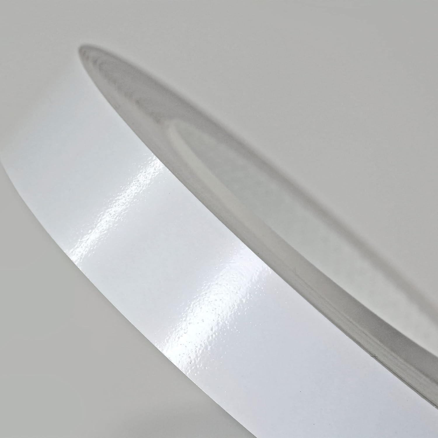 Roll of Pre-Glued Melamine Edgebanding Tape - Iron on Edgebanding (White High Gloss)
