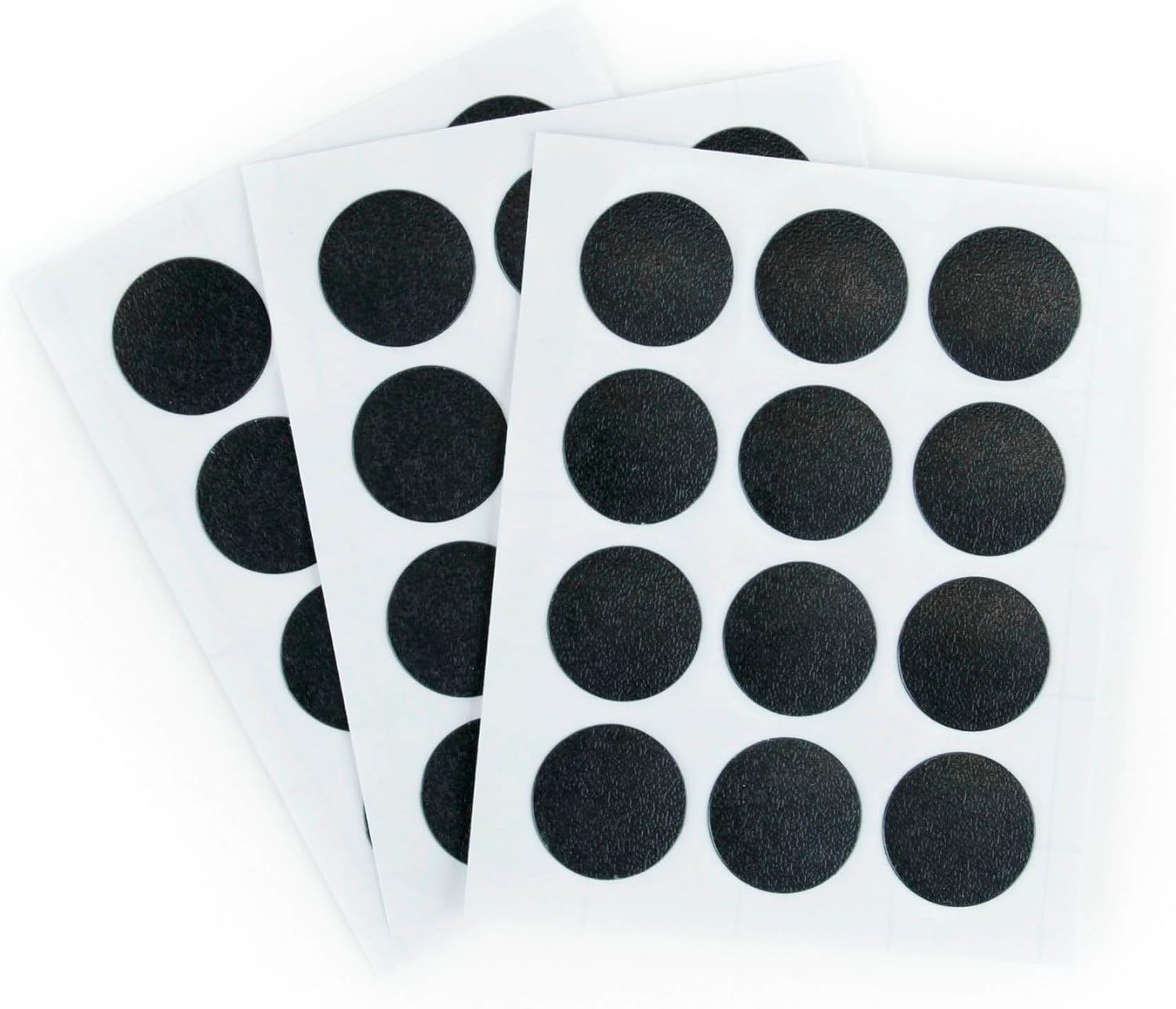 Furndiy Self-Adhesive Screw Cover Caps (Black)