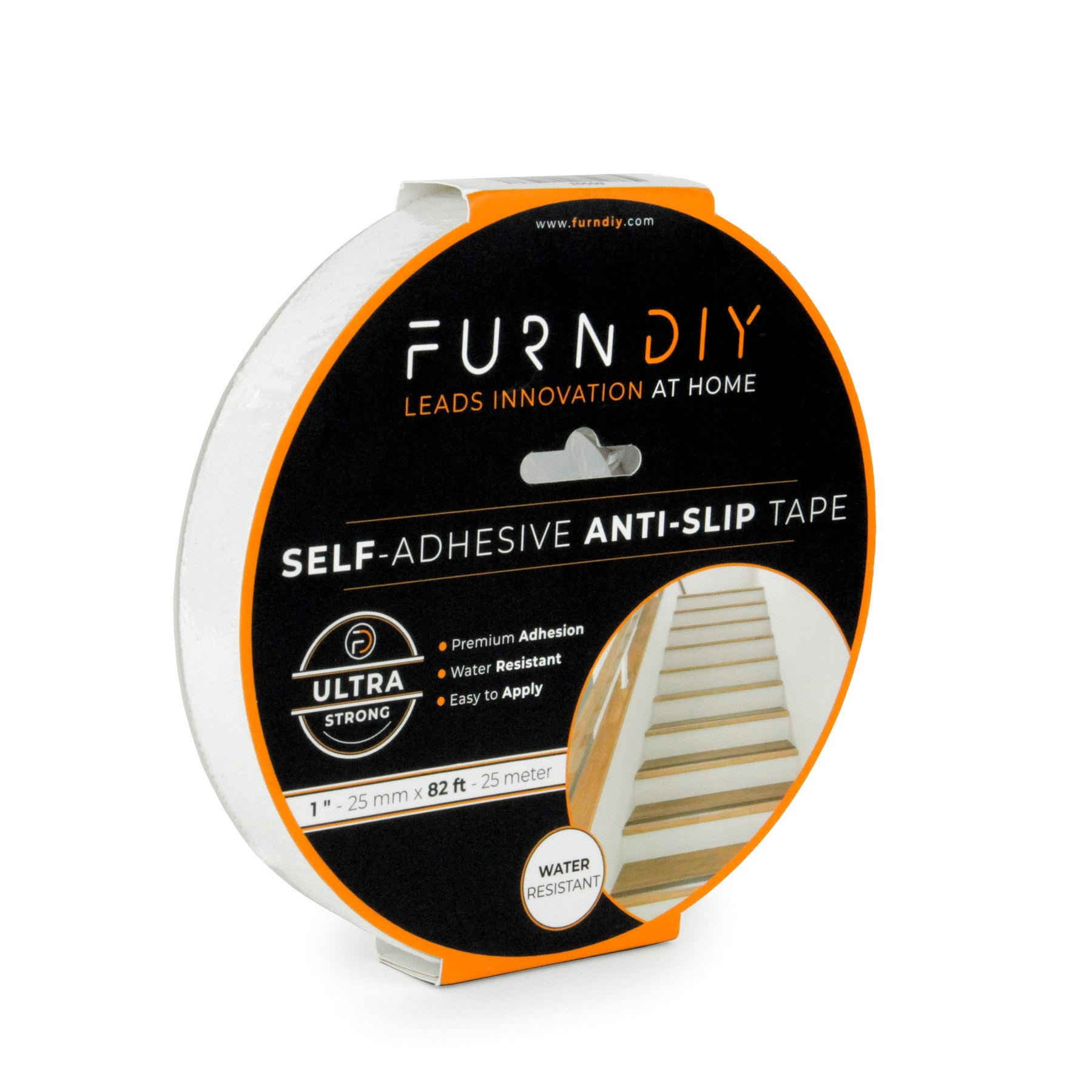 Furndiy Anti Slip Tape, Grip Tape for Stairs, Bathroom, Ladders, Pool, Carpet