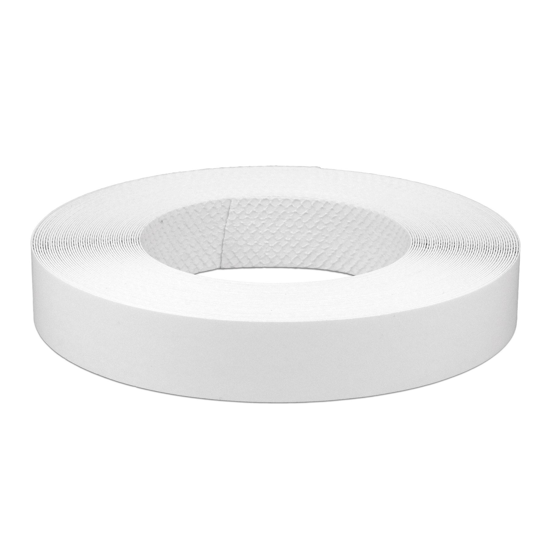 Roll of Pre-Glued Melamine Edgebanding Tape - Iron on Edgebanding (White)