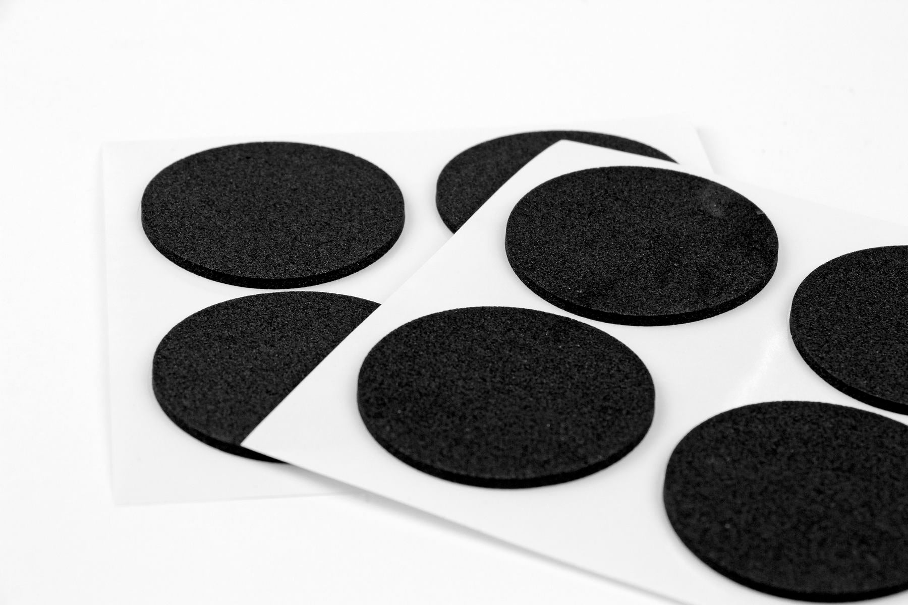 Furndiy Self-Adhesive Non-Slip Eva Pads for Chair & Seat Furniture Feet Pads Hardwood Floor Protection - Noise Stopper (Black)