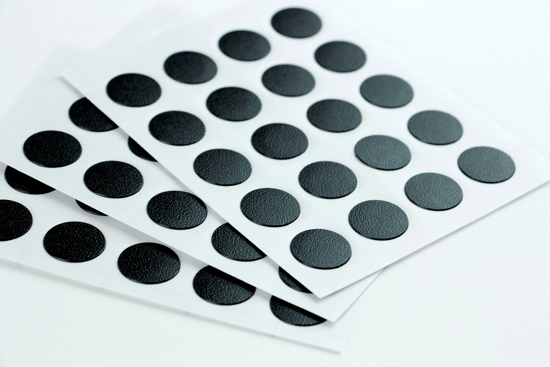 Furndiy Self-Adhesive Screw Cover Caps (Black)